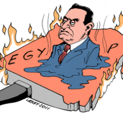 Charges de Carlos Latuff inspiram jovens no Egito